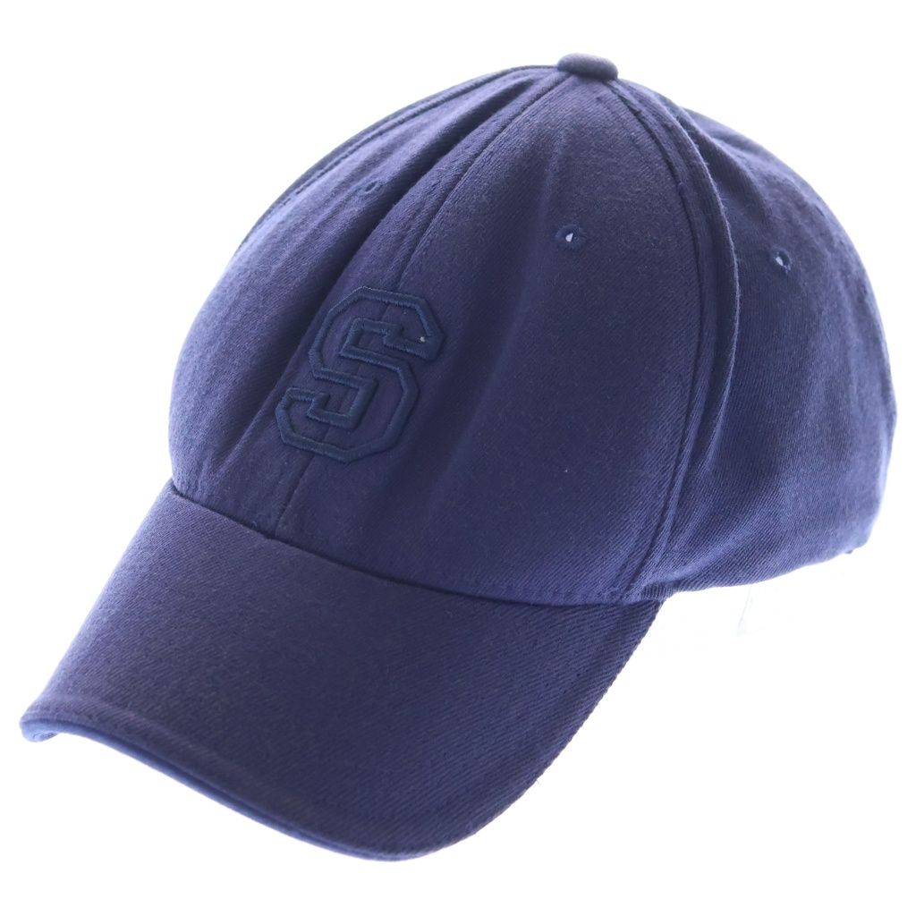 STUSSY (ステューシー) 90-00S OLD S LOGO CAP HATS オールド ロゴ刺繍 キャップ ハット ネイビー