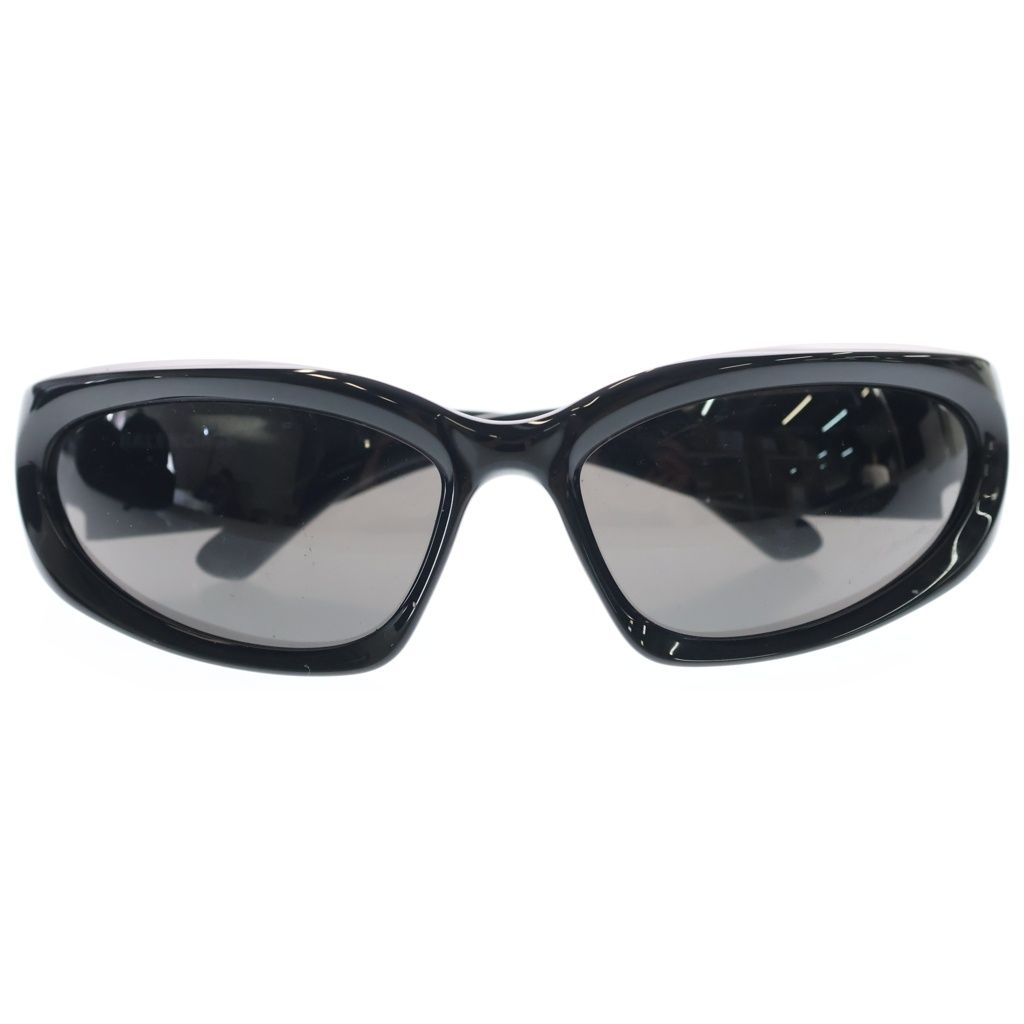 BALENCIAGA (バレンシアガ) Swift oval サングラス ブラック BB0157S