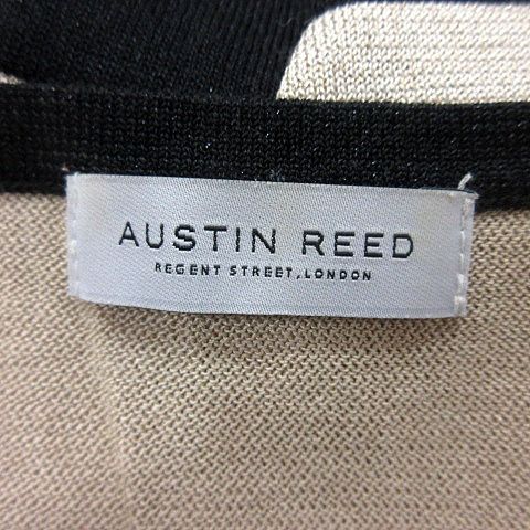 オースチンリード AUSTIN REED 黒ニット サマーニット サイズ38 オースチン リード Austin Reed ニット セーター 半袖 ボーダー