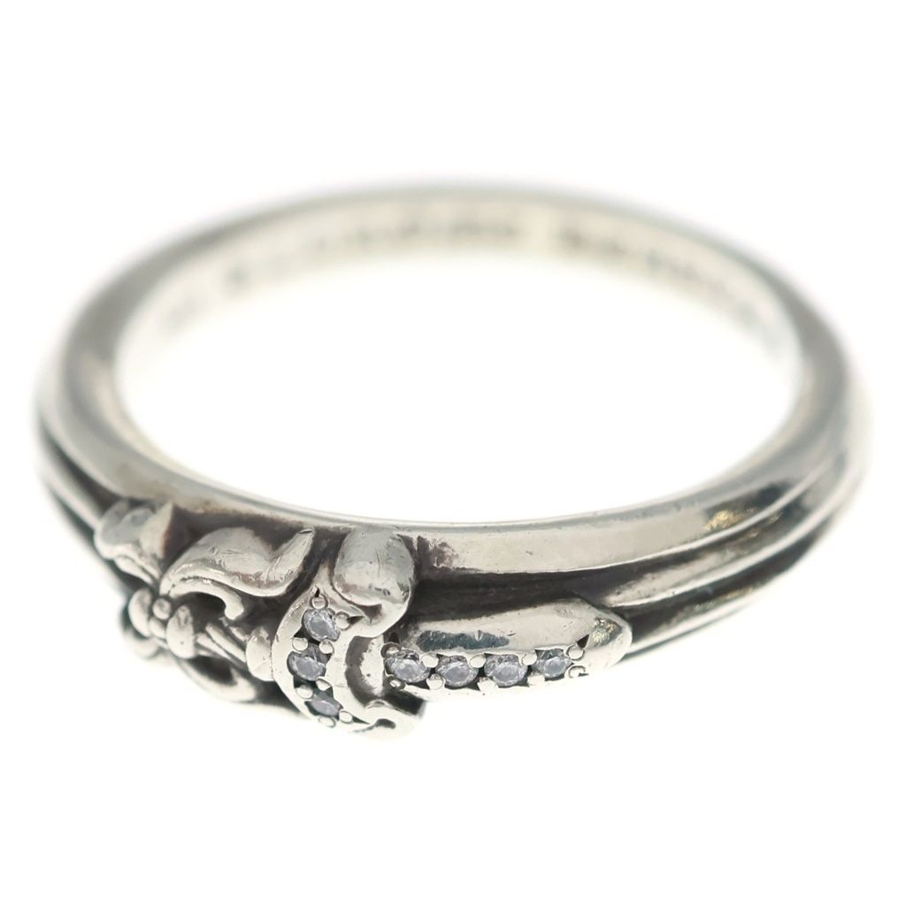 CHROME HEARTS (クロムハーツ) BABY CLSC P D ベイビークラシックダガー PAVEダイヤ シルバーリング