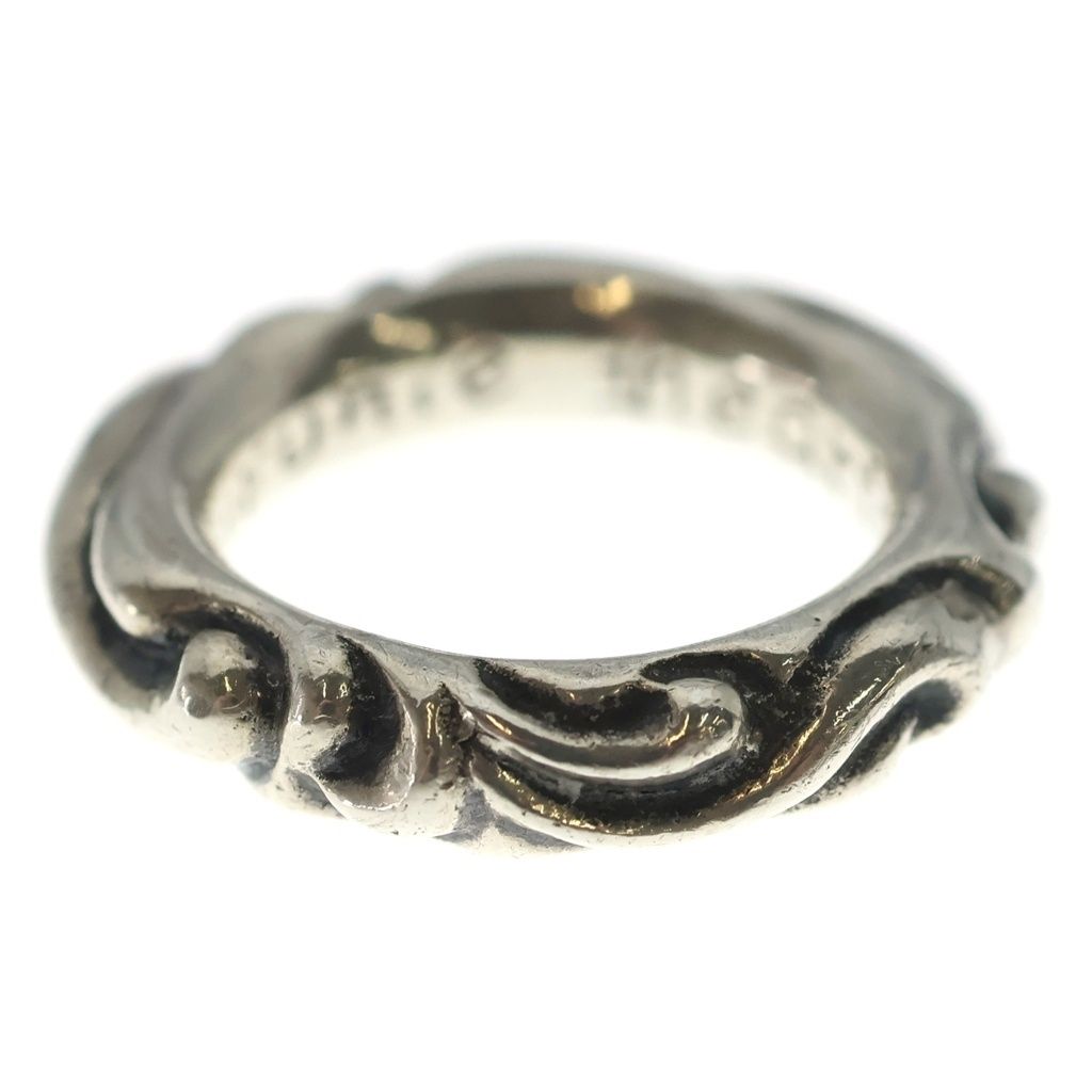 CHROME HEARTS (クロムハーツ) SCRL BAND スクロールバンド リング シルバー BCA351