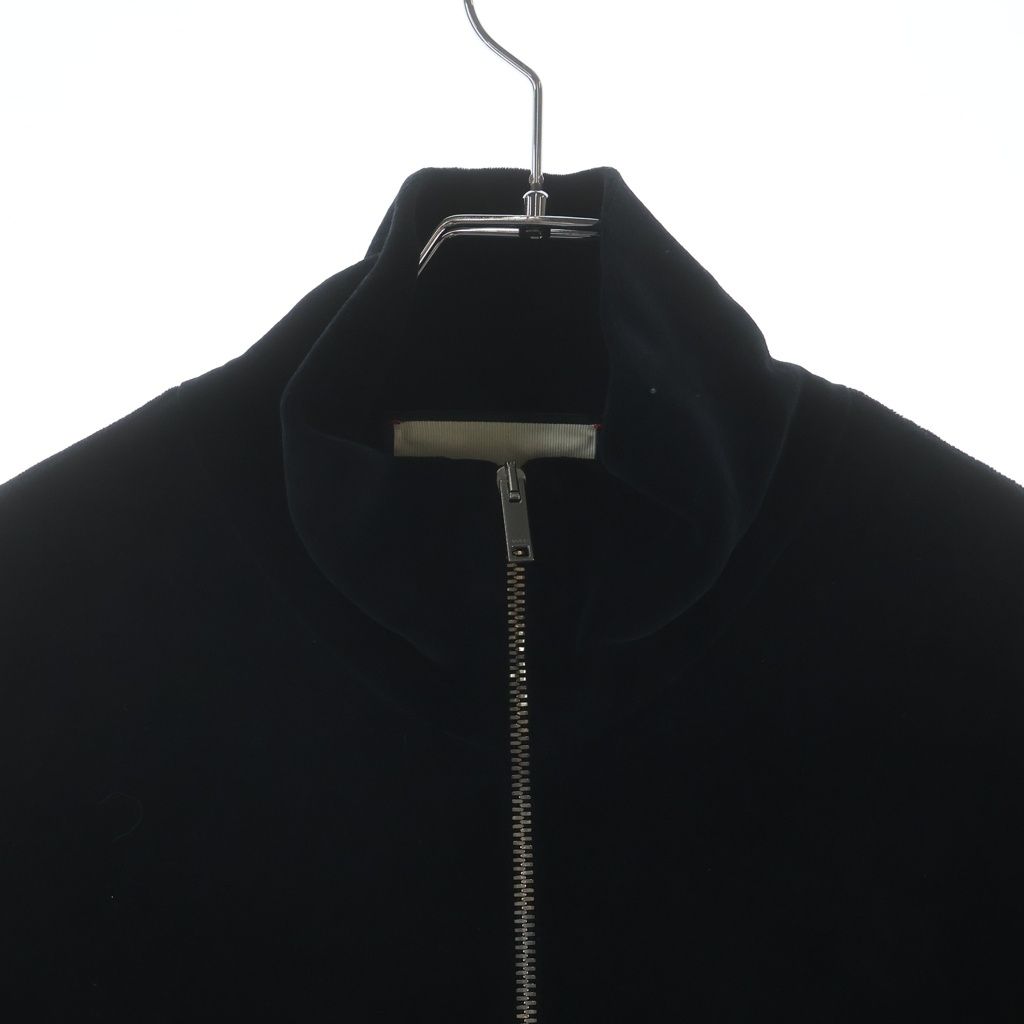 GUCCI (グッチ) フロントロゴジップアップジャケット ベロアジャケット