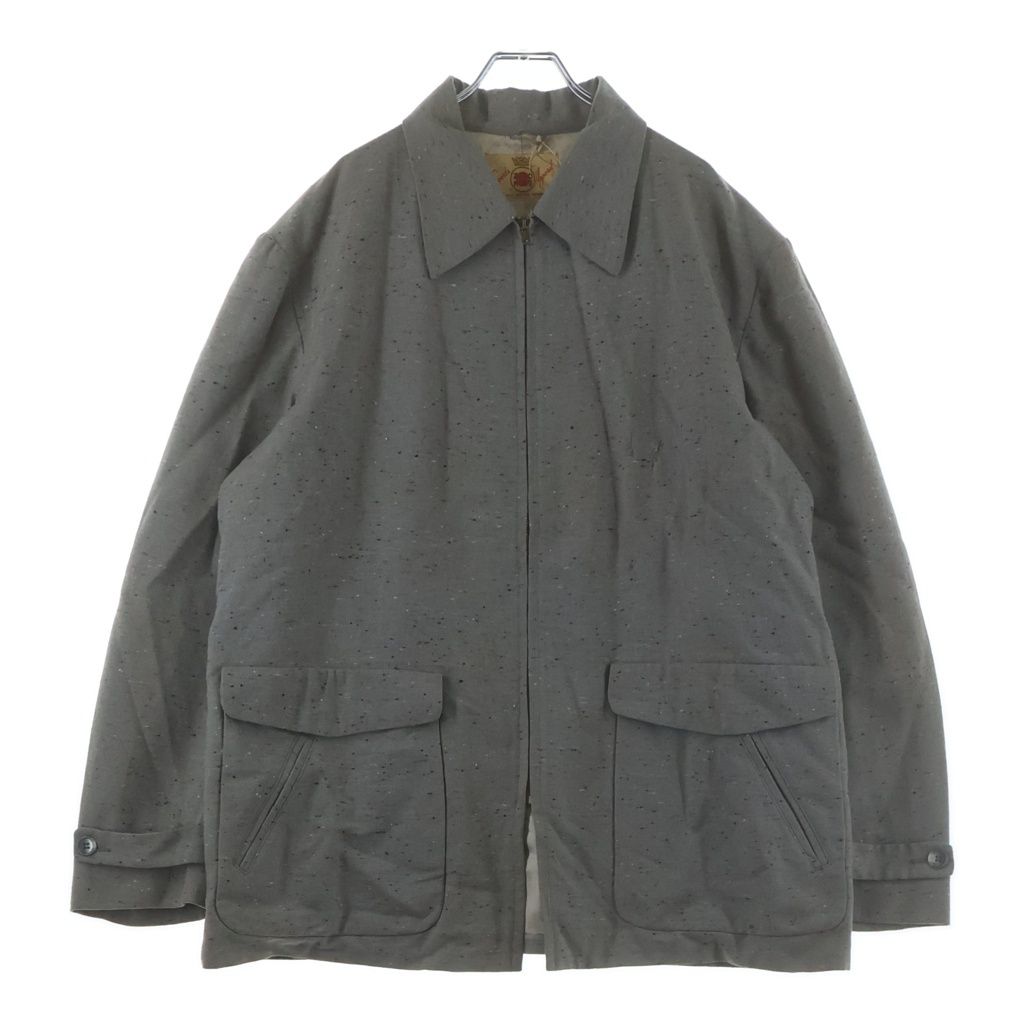 VINTAGE (ヴィンテージ) 50S VINTAGE ZERO KING WOOL JACKET ヴィンテージ カスリ柄 ウールジャケット グレー
