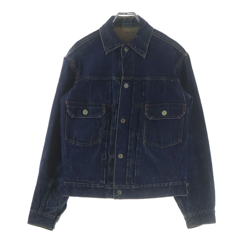 Levi's (リーバイス) 50S VINTAGE 507XX 2nd ヴィンテージ ボタン裏無刻印 両面タブ BIGE 均等V デニムトラッカージャケット インディゴ