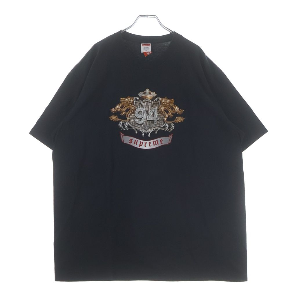 SUPREME (シュプリーム) 24AW Diamonds Tee ダイアモンド プリント クルーネック半袖Tシャツ カットソー ブラック