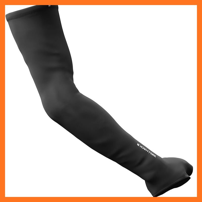 【新品】 [Wallhack] PROスリーブ（グローブタイプ） Large/Extra Large ブラック｜低摩擦・高快適パフォーマンス｜布・ガラスマウスパッドの快適性向上｜フルスリーブデザイン 親指まで