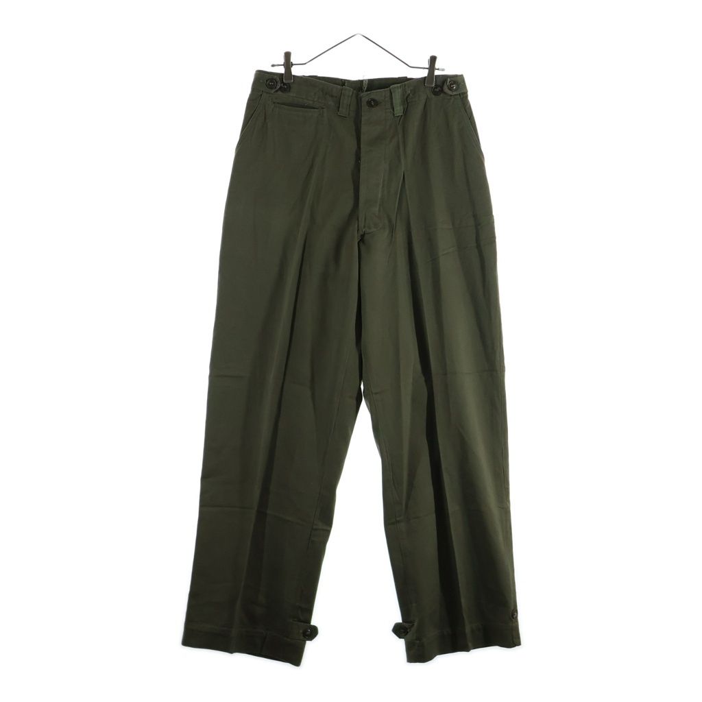 VINTAGE (ヴィンテージ) 40-50S VINTAGE U.S.ARMY M-43 TROUSERS ヴィンテージ ユーエスアーミー 米陸軍 尿素ボタン ボタンフライパンツ カーキ