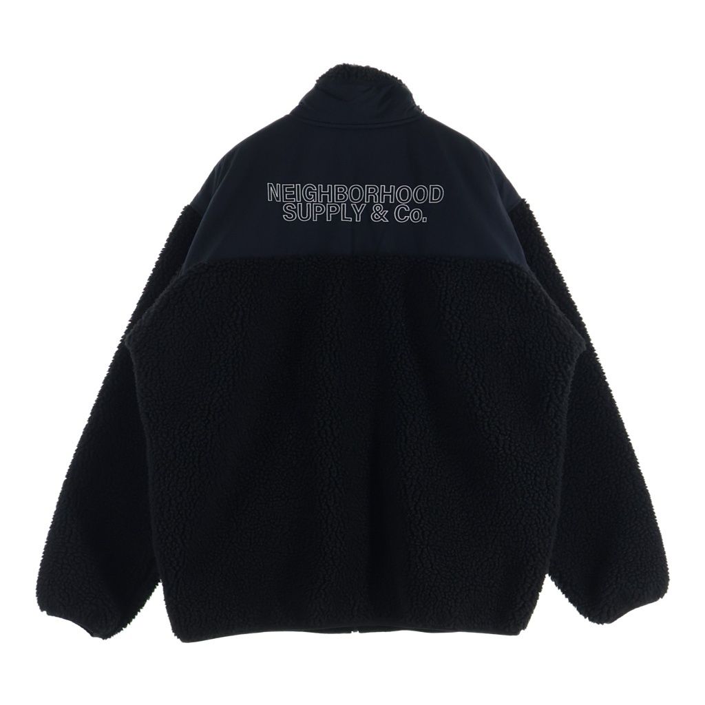 NEIGHBORHOOD (ネイバーフッド) 25AW FLEECE JACKET フリースジャケット ブルゾン ブラック 252SZNH-JKM04