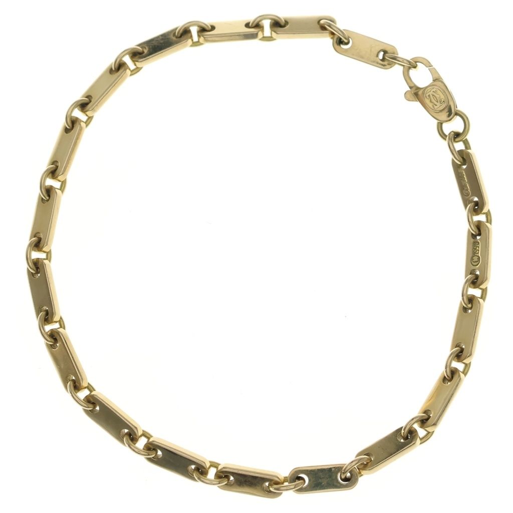 Cartier (カルティエ) フィガロ ブレスレット 750 YG イエローゴールド