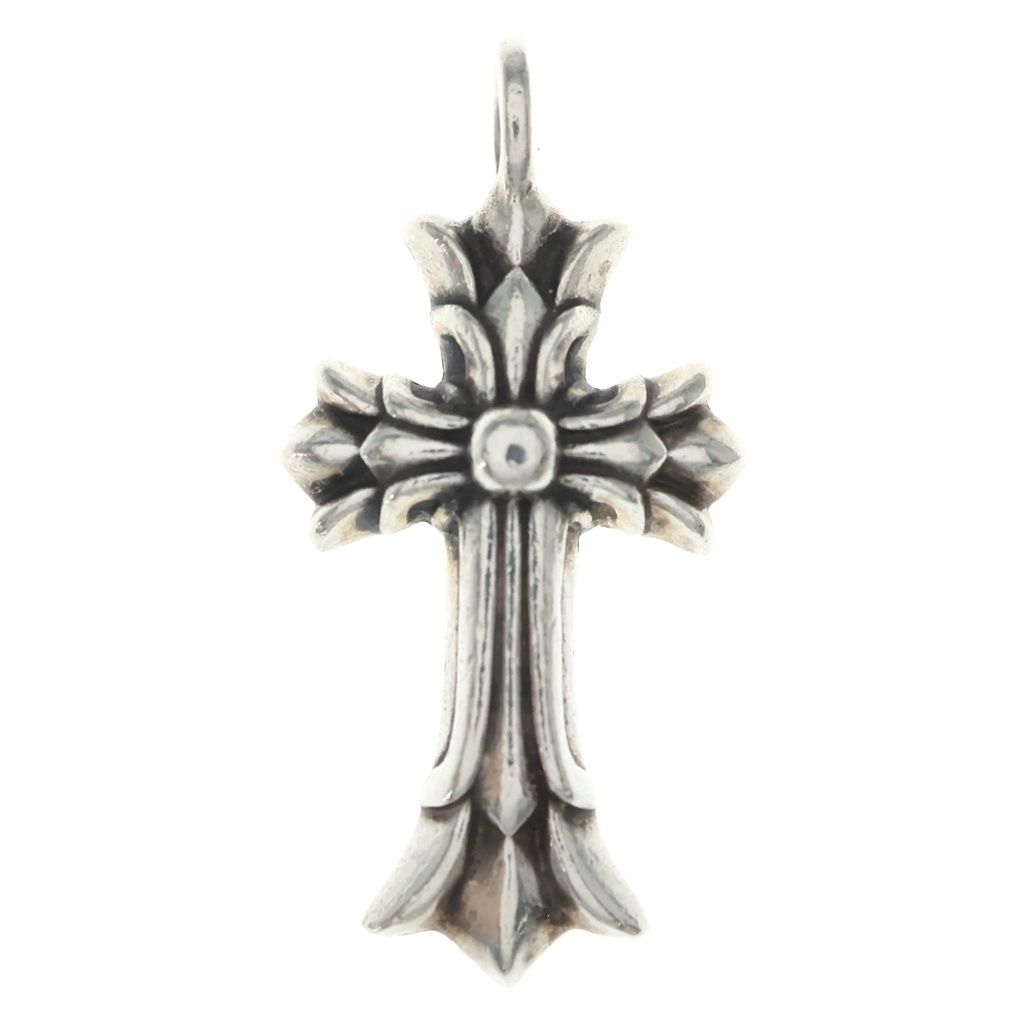 CHROME HEARTS (クロムハーツ) DBL CH CRS ダブルCHクロスチャーム ペンダントトップ シルバー BCA248