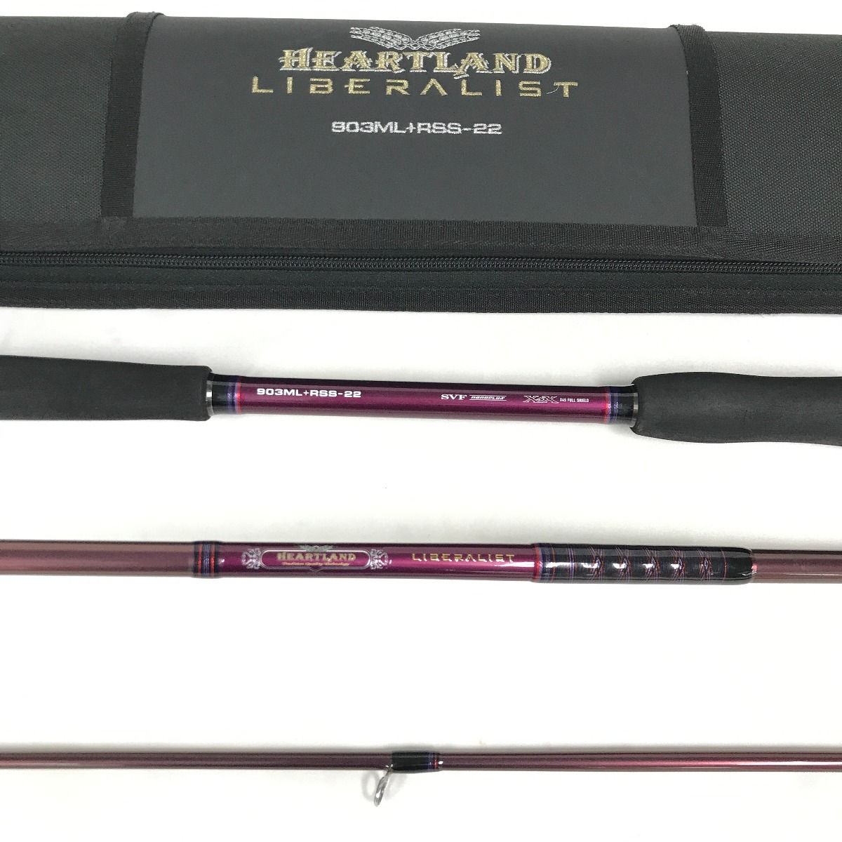 DAIWA ダイワ ルアーロッド ハートランド リベラリスト 903ML+RSS-22 ケース付 05806403