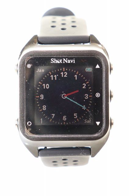 SHOT NAVI ショット ナビ HUG BEYOND LITE ハグ ビヨンド ライト ゴルフ GPS ウォッチ 腕時計 ブラック 黒 【ブランド古着ベクトル】【中古】▲■260603 9,240円