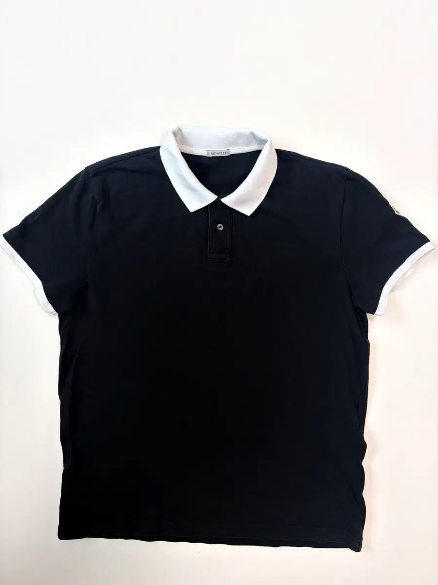 モンクレール バイカラー PK 半袖 Tシャツ (XL)