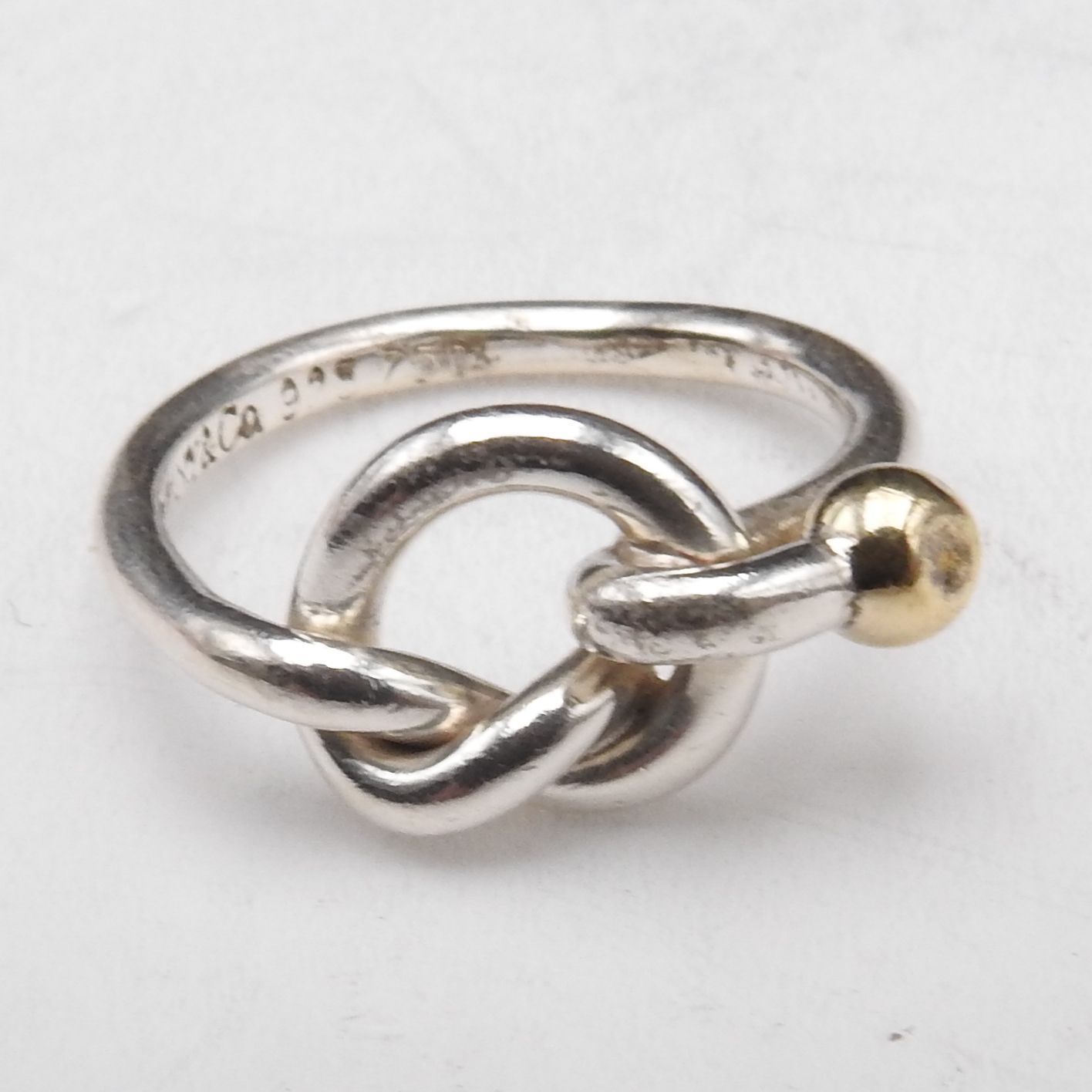 TIFFANY&CO. ティファニー シルバー925/750イエローゴールド 