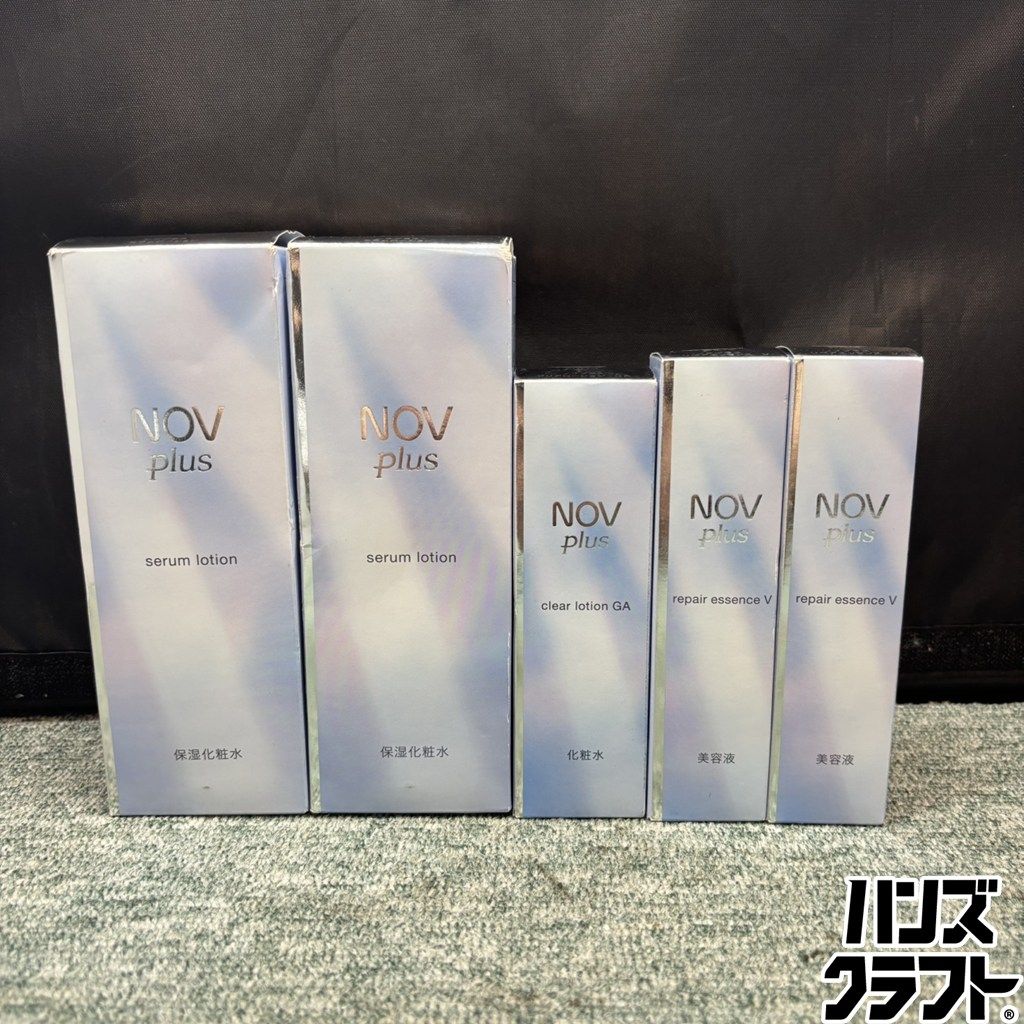 ◎【未使用品／未開封】 ノブプラス 保護化粧水・化粧水・美容液 5本セット セラムローション クリアローション リペアエッセンス ノベリア NOV