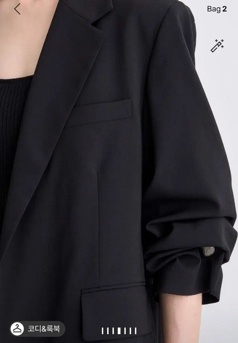 タイム バックスリット ブラックジャケット 新品