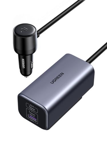 R◆UGREEN 150Wシガーソケット USB C カーチャージャー 4ポート【PD3.1 140w+PD3.0 30w+QC3.0 30W+SCP22.5W】急速充電器 後部座席同時使用 PD3.1/PD3.0/PPS/QC4+QC4.0 d48bf710