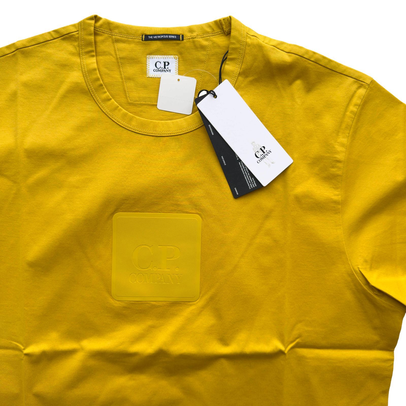 未使用品 C.P. Company シーピーカンパニー サイズXL Tシャツ 半袖 イエロー