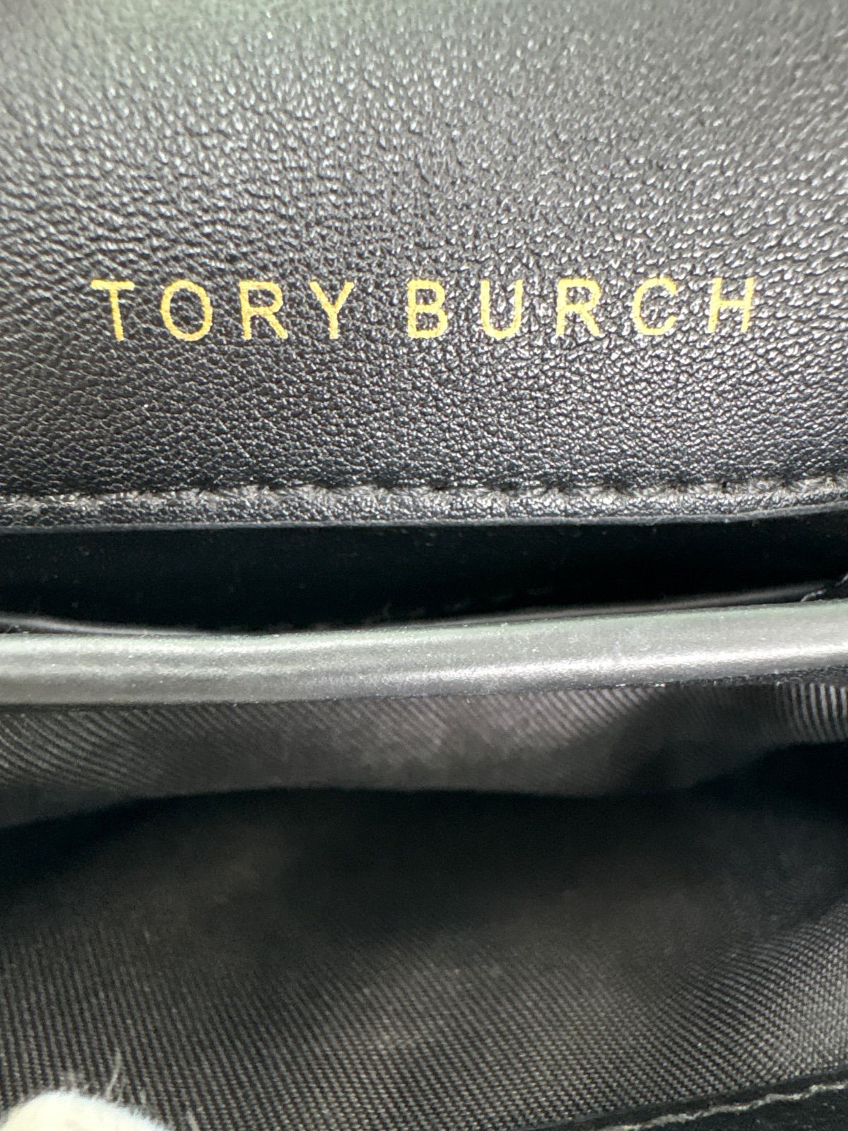 TORY BURCH トリーバーチ レザーバッグ スマホショルダーバッグ ブラック 送料無料♪
