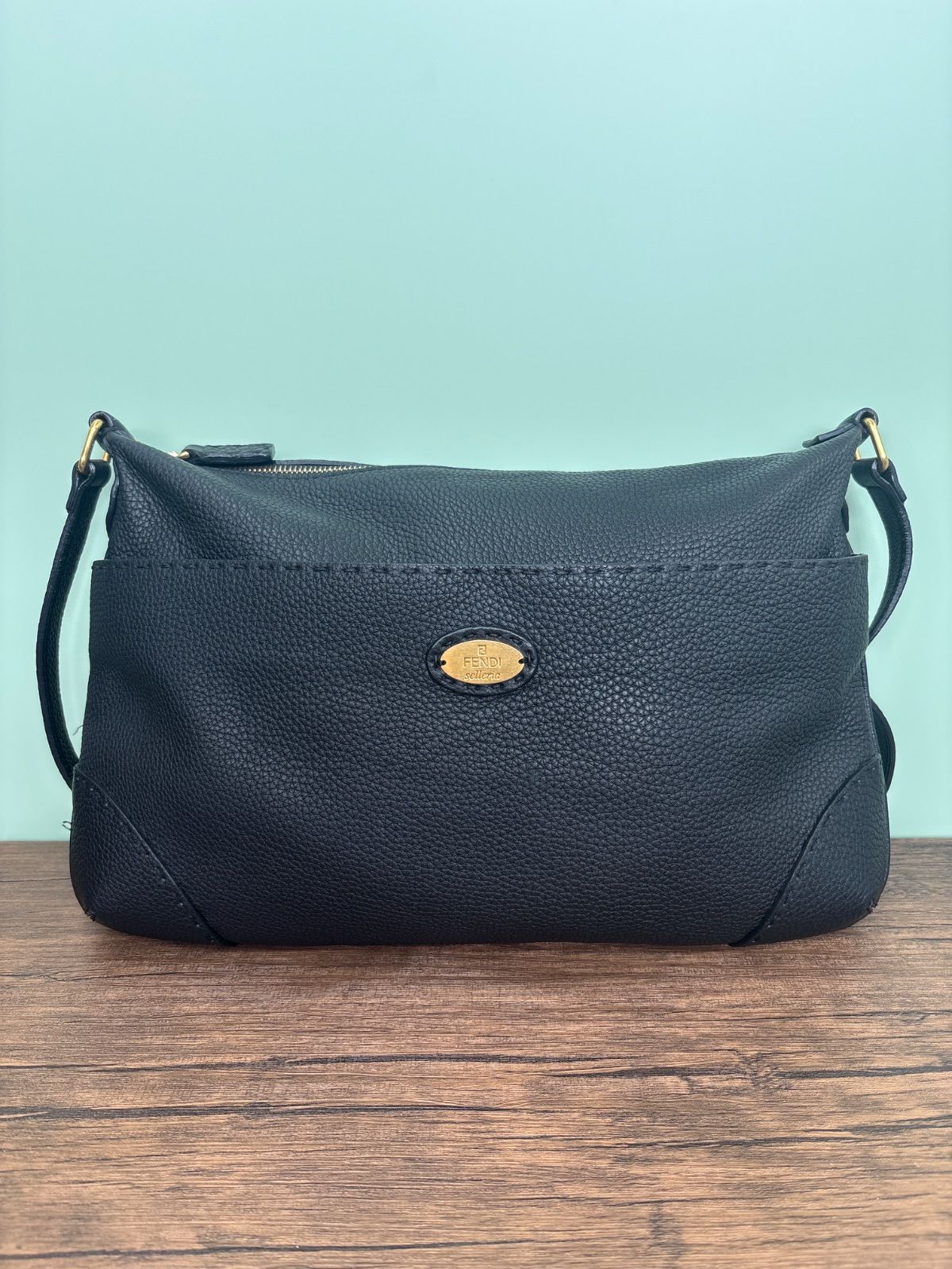 FENDI フェンディ BT194 セレリア ショルダーバッグ ブラック 送料無料♪