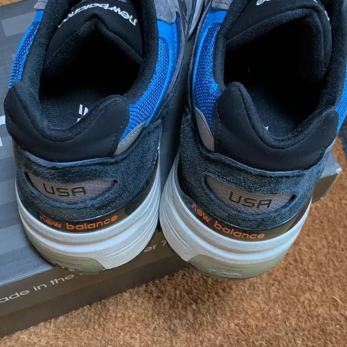 ニューバランス 992 USA ブルー グレー 270 ニューバランス 992 USA ブルー グレー 270
