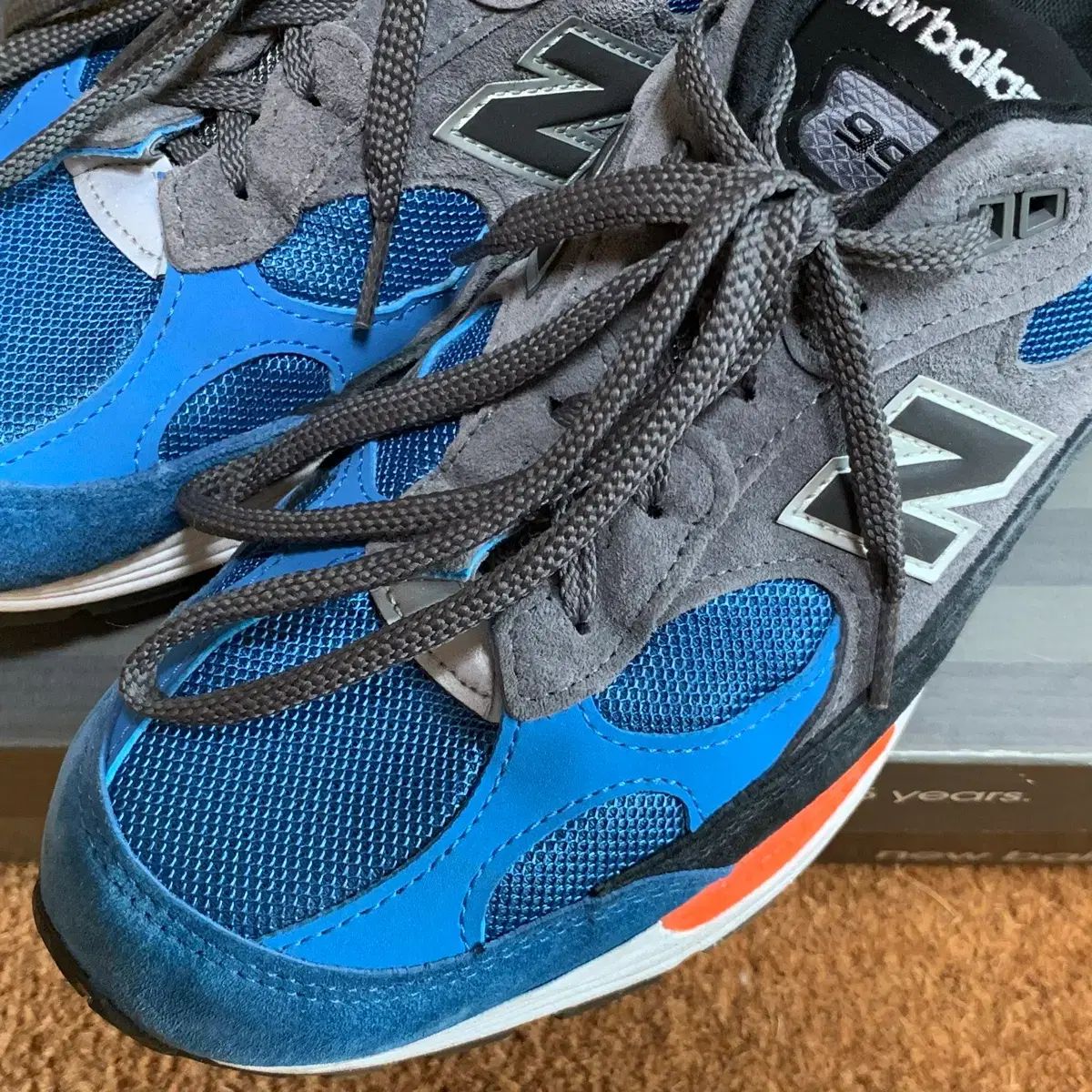 ニューバランス 992 USA ブルー グレー 270