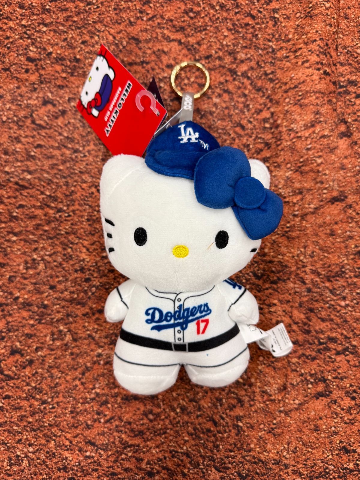 大谷翔平 ハローキティ ぬいぐるみキーホルダー ドジャース 公式