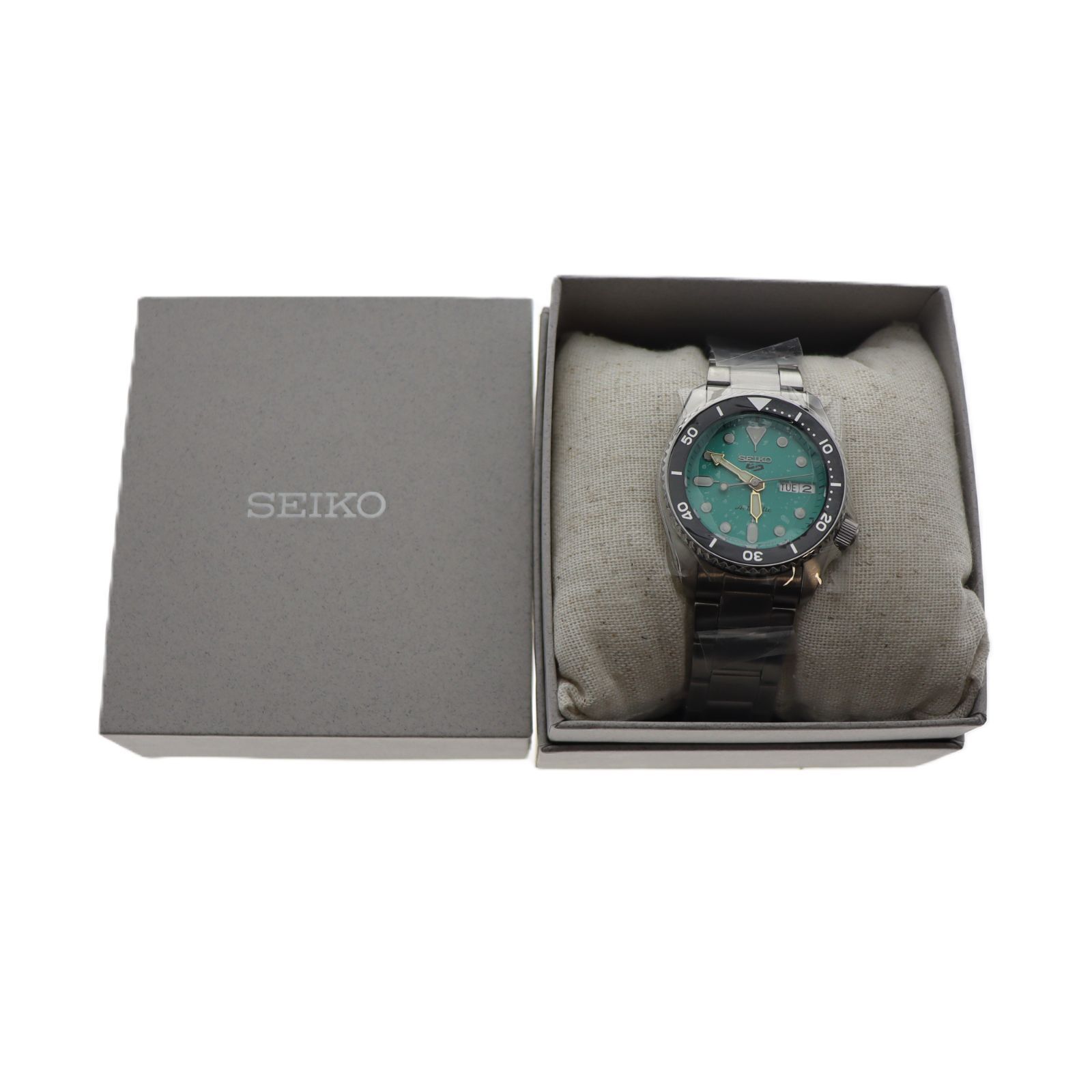 【未使用・付属品完備】SEIKO SBSA229 自動巻き メンズ腕時計 保護フィルム付