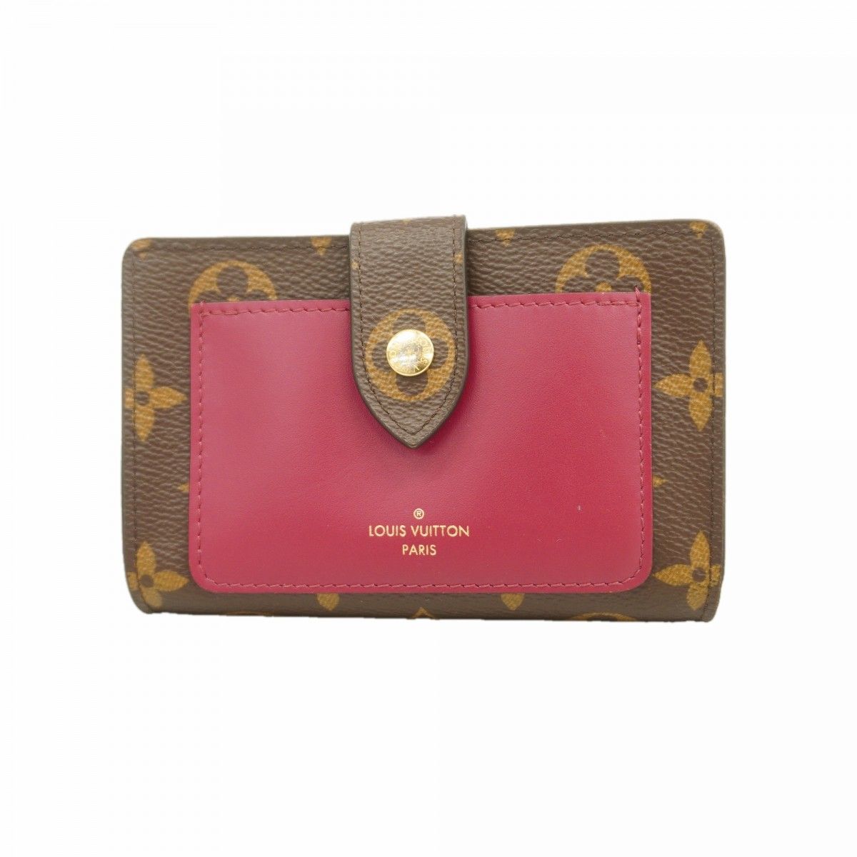 【6fa0483】ルイヴィトン 財布 モノグラム ポルトフォイユ ジュリエット M69433 ブラウン フューシャ【中古】レディース 22,331円