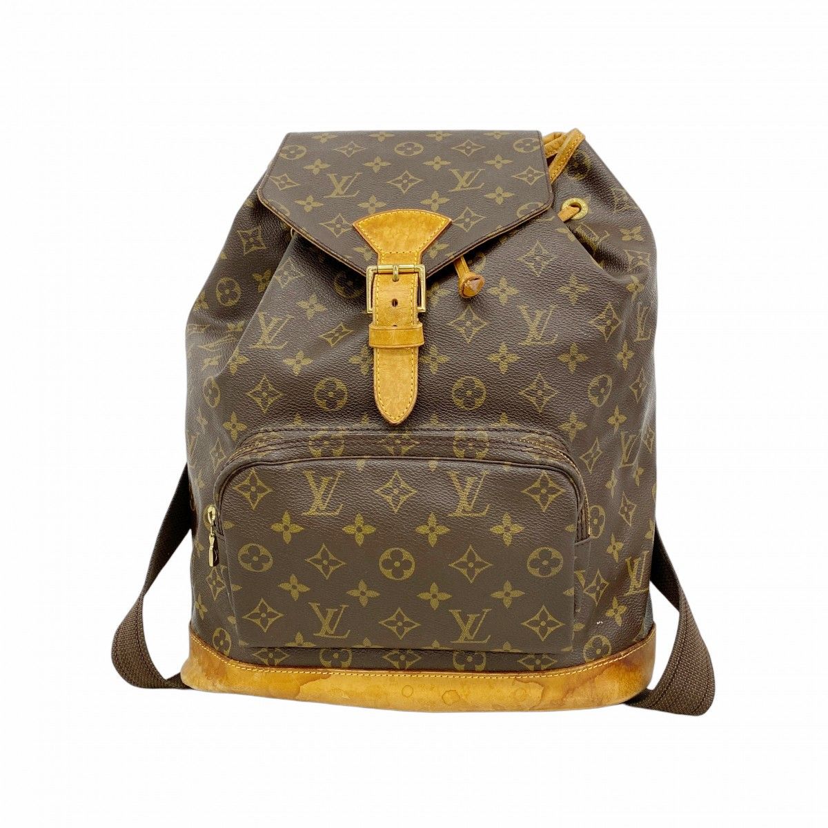 【6fa0719】ルイヴィトン リュック・デイパック モノグラム モンスリGM M51135 ブラウン【中古】メンズ レディース ユニセックス