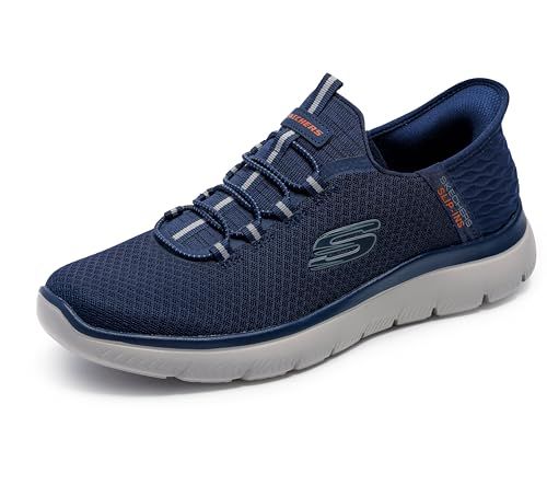 [スケッチャーズ] SLIP-INS SUMMITS-HIGH RANGE【ワイド/ハンズフリー】 メンズスニーカー 232457W NVY ネイビーma 484da788