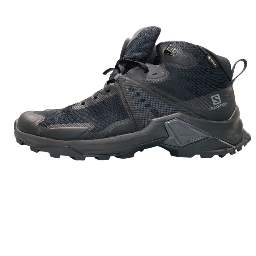 ♪4425 サロモン Salomon レイズ ミッドゴアテックス X RAISE 2 MID GTX トレッキングシューズ 27.5cm 黒 ブラック 中古美品 415988