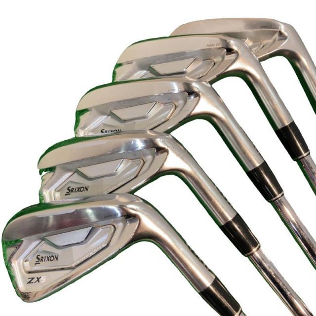 【中古】 ダンロップ SRIXON ZX5 Mk II 6S アイアンセット IR 純正特注シャフト (フレックスR) メンズ 男性用 右利き 右用 Dランク ゴルフクラブ