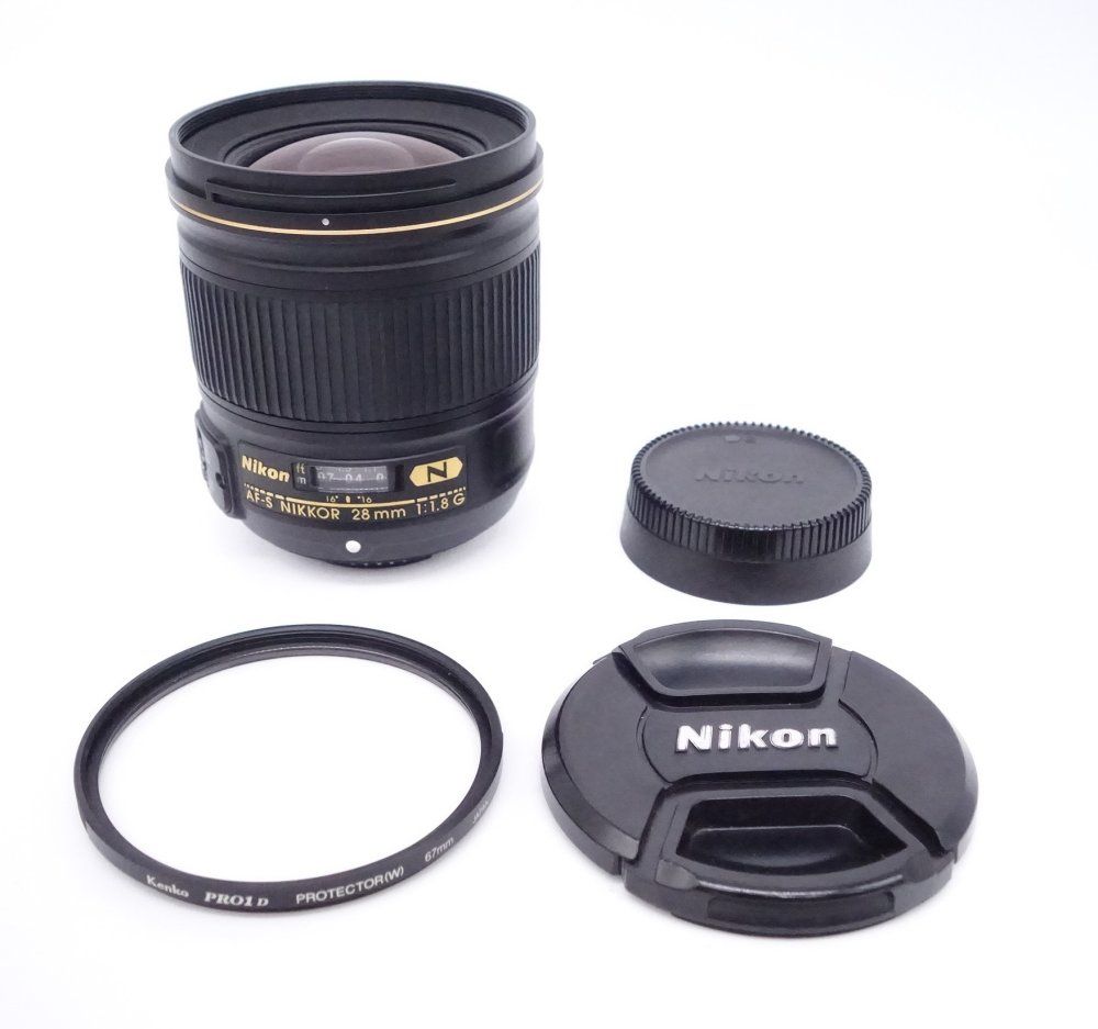 【美品】ニコン Nikon 単焦点レンズ AF-S NIKKOR 28mm f/1.8G [W2605056A]