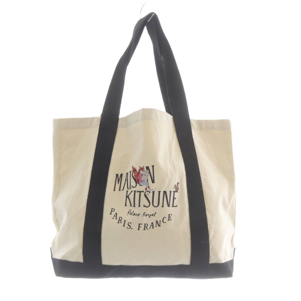 レディース メゾンキツネ MAISON KITSUNE OLYPALAIS SHOPPING BAG 