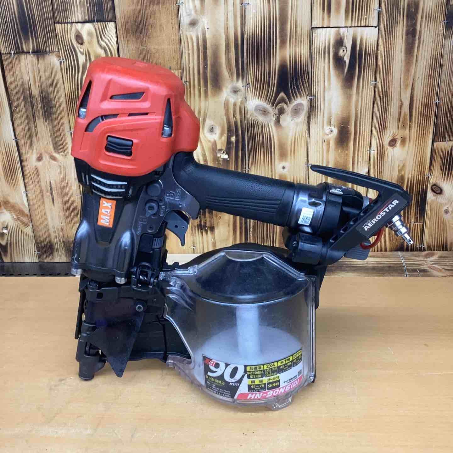 ☆マックス(MAX) 高圧エア釘打ち機 HN-90N6(D)-G【越谷店】 - メルカリ