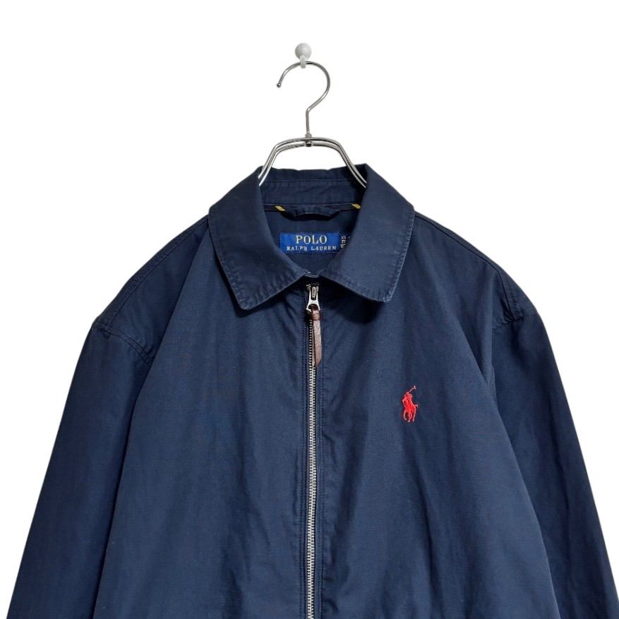 Polo Ralph スイングトップ キルティング ブルゾン ネイビー M 短丈 POLO RALPH LAUREN ポロ ラルフローレン スウィングトップ ポプリン