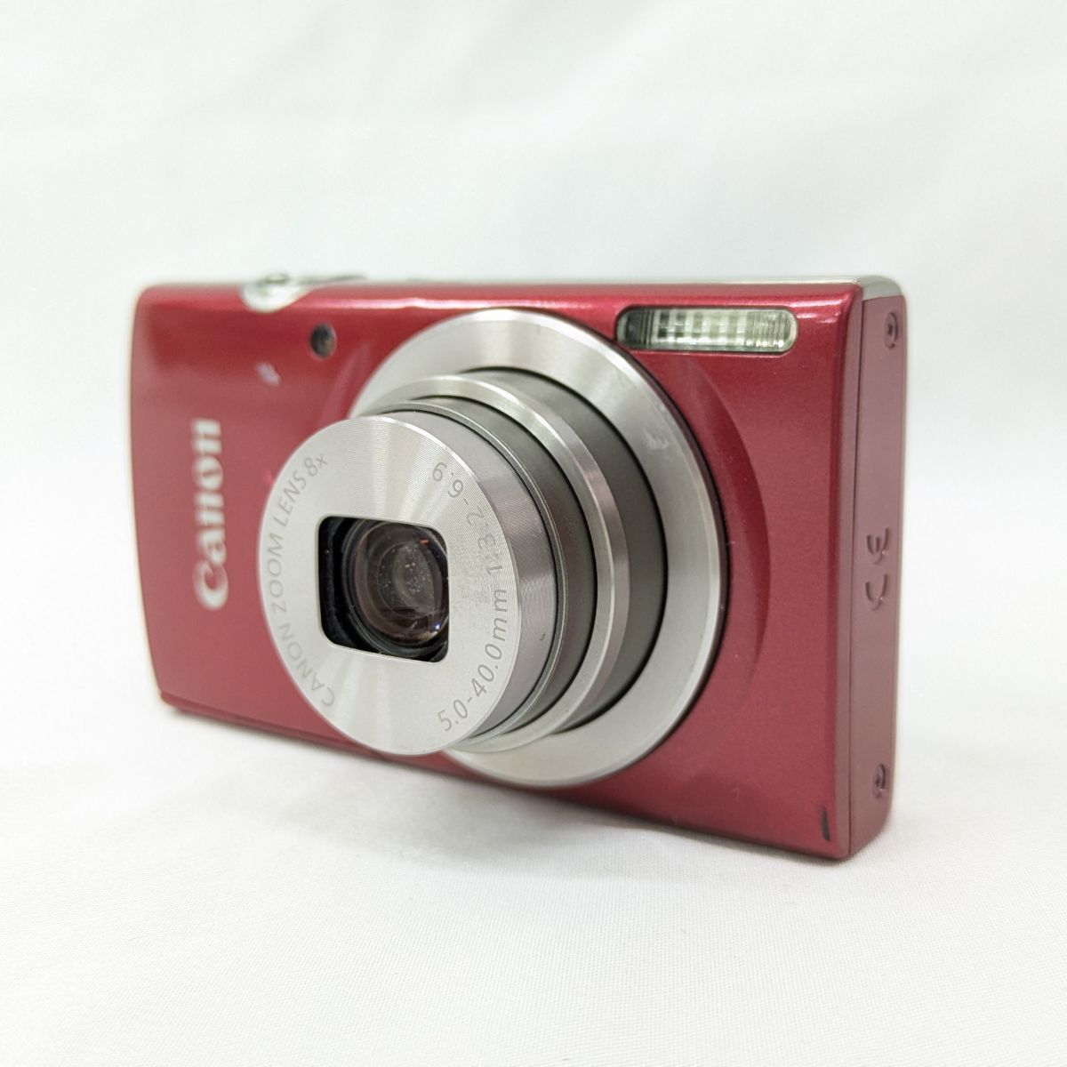 I)Canon キヤノン IXY 200 デジタルカメラ レッド イクシー コンデジ 赤 動作確認済み 簡易動作OK キズあり SDカードおまけ