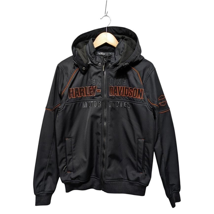 Harley Davidson ハーレーダヴィットソン idyl Windproof ソフトシェルジャケット 98585-18VM ブラック系 ポリエステル サイズS 6671