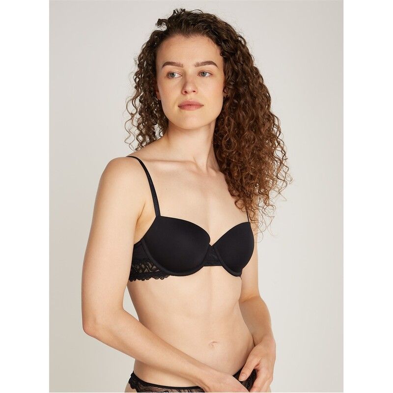 カルバンクライン レディース アンダーウェア ブラジャー Calvin Klein Balconette bra Black ブラック