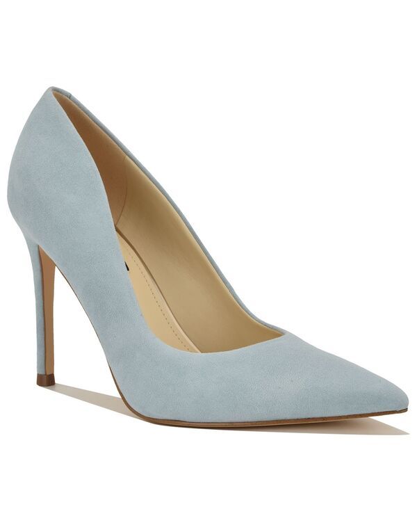 ナインウェスト レディース シューズ パンプス Nine West Womens Fresh SlipOn Stiletto Pumpsky Blue Suede ブルー