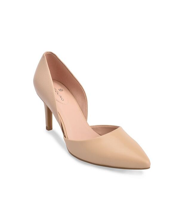 バンドリーノ レディース シューズ パンプス Bandolino Womens Grenow DOrsay Pointed Toe Pumps Beige Lizard ベージュ
