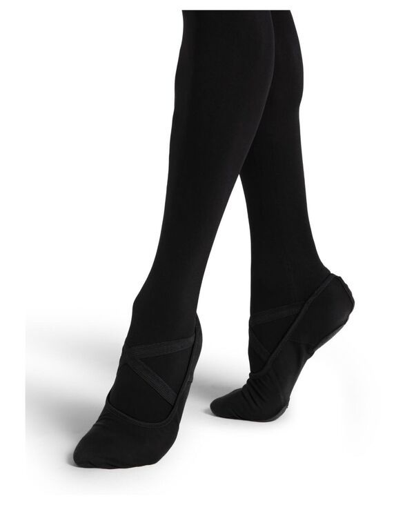 カペジオ レディース シューズ パンプス Capezio Hanami Canvas Ballet Shoe Black ブラック