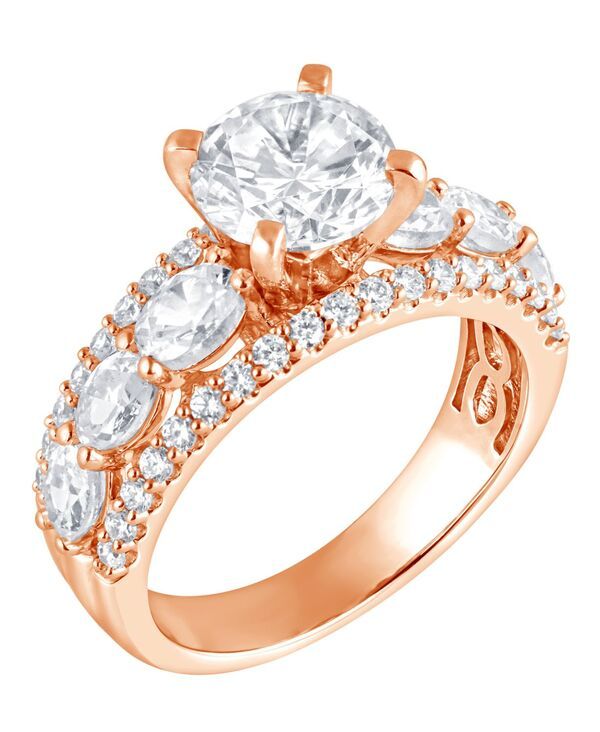 バッジェリーミシュカ レディース アクセサリー リング Badgley Mischka Certified Lab Grown Diamond Engagement Ring 314 ctw in 14k Yellowhite orose Rose Gold