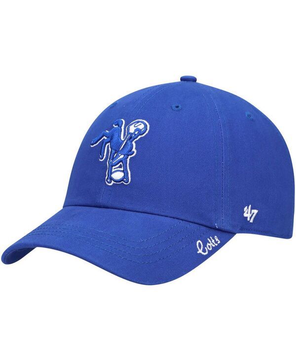 47 ブランド レディース アクセサリー 帽子 47 Brand Womens Royal Indianapolis Colts Miata Clean Up Legacy Adjustable Hat Royal