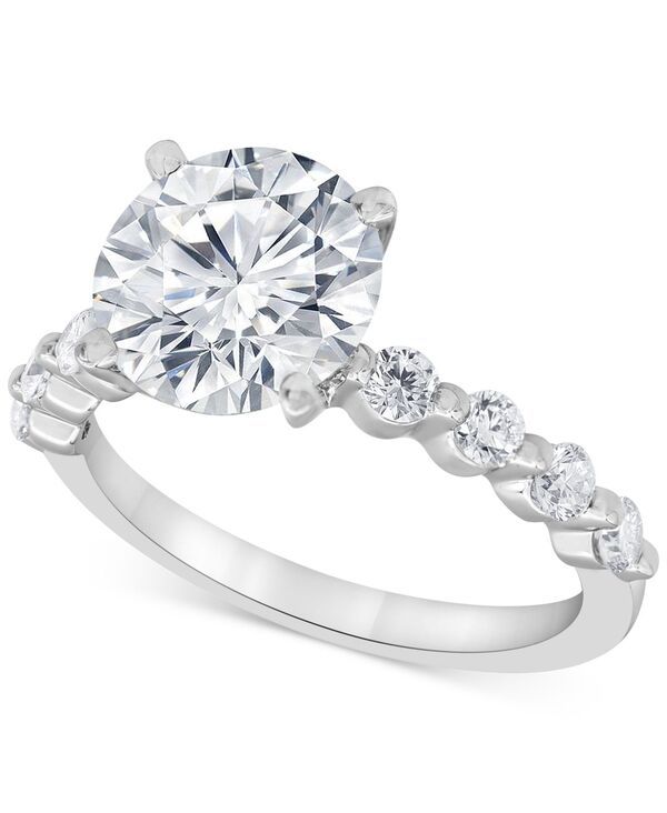バッジェリーミシュカ レディース アクセサリー リング Badgley Mischka Certified Lab Grown Diamond Engagement Ring 312 ctw in 14k White Gold ホワイト