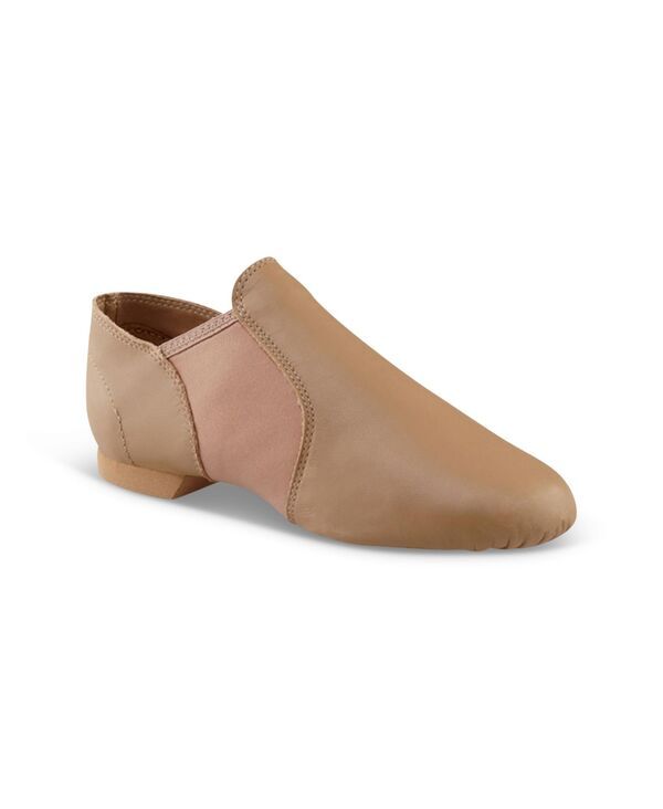 カペジオ レディース シューズ スリッポン・ローファー Capezio ESeries Jazz Slip On Caramel
