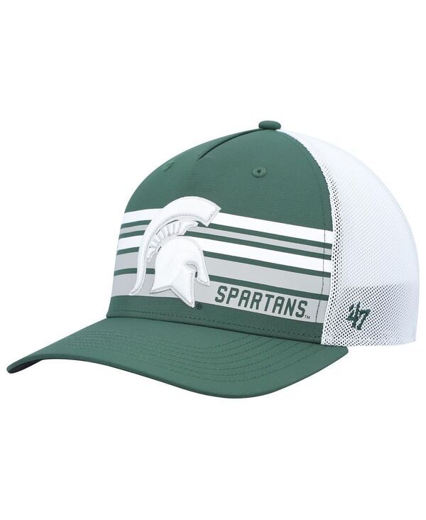 47 ブランド メンズ アクセサリー 帽子 47 Brand Mens Green Michigan State Spartans Brrr Altitude Trucker Adjustable Hat Green グリーン