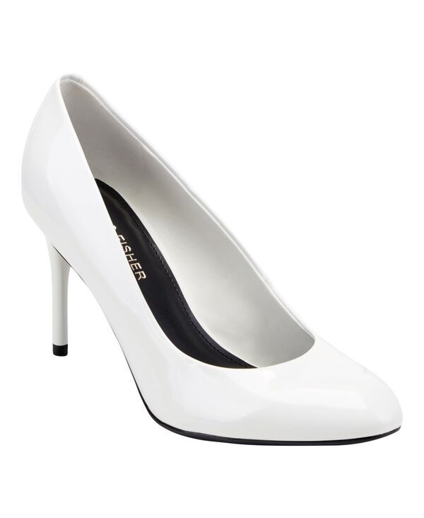 マークフィッシャー レディース シューズ パンプス Marc Fisher Womens Rigby SlipOn Stiletto Pumps White Patent ホワイト