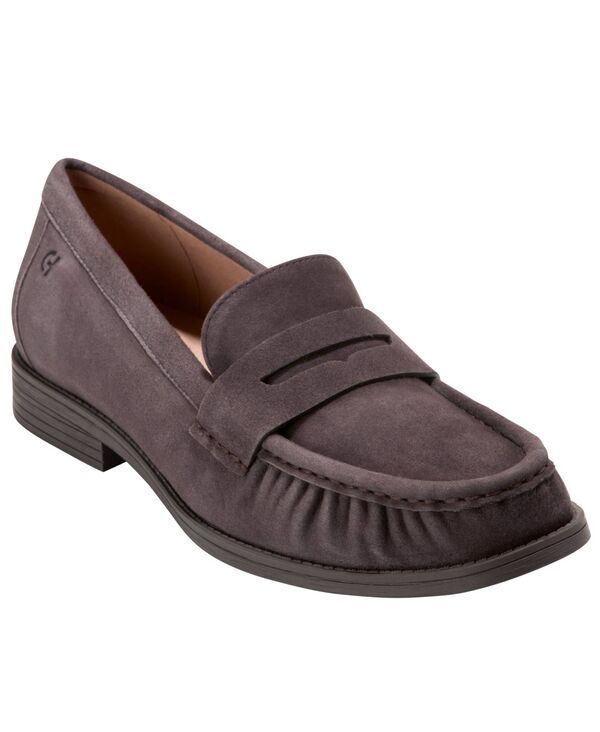 コールハーン レディース シューズ パンプス ローファー Cole Haan Womenstassi Soft Loafers Dark Chocolate Suede チョコレート